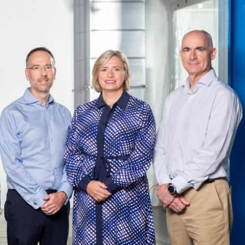 David Milroy, Partner at Maven,Roy McBride, Founder and Director of Strategy and Growth at PowerPhotonic and Amanda Robertson, Group CEO at PowerPhotonic
