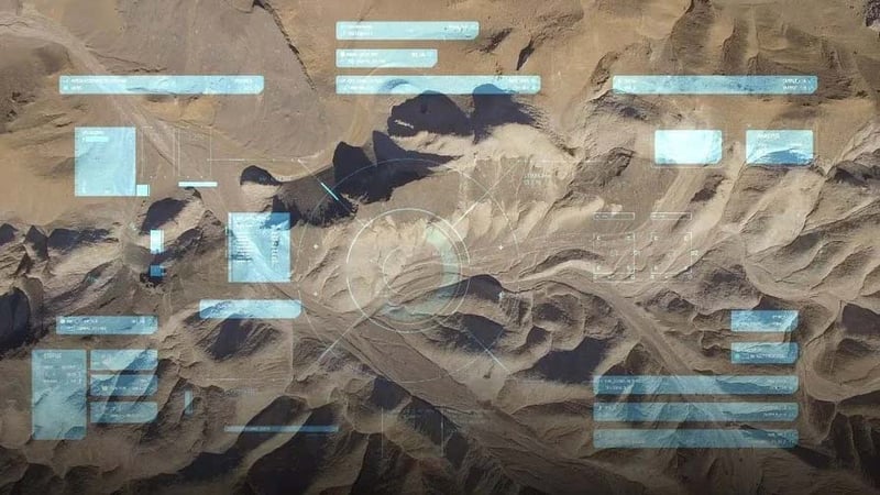 satellite image using geodata technology