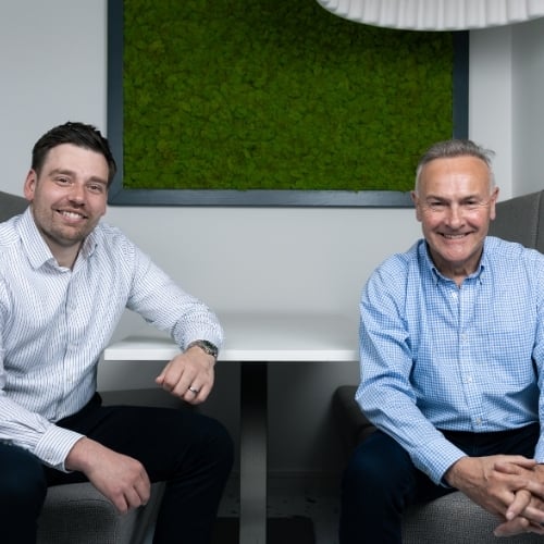 Rob Stevenson, Investment Manager at Maven and Joe Charlesworth, Managing Director HDS
