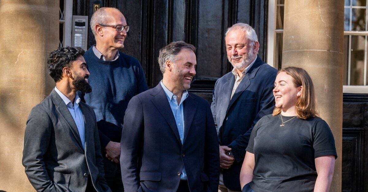 From L to R: Rafi Khan, Investment Manager at Maven, Matthew Dawes, Senior Partner & Chief Finance Officer at CHC , Julian Vero, Managing Director of CHC, Jerry Smith OBE, Senior Partner & Head of Advisory at CHC and Lizzy Upton, Senior Investment Manager at the British Business Bank.