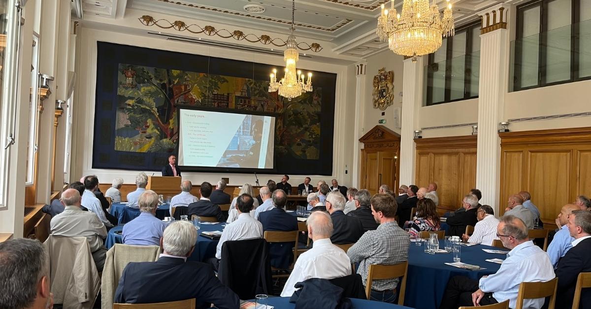 Dave Allan, CEO of Maven portfolio business, CYSIAM, speaking at the Meet the Manager event for VCT Shareholders