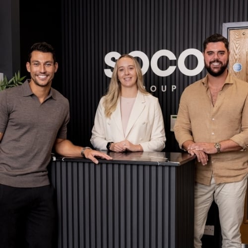 Kane Haig and James Ogilvie Co-founders of The Social Co, Rebecca Minchella, Investment Manager at Maven