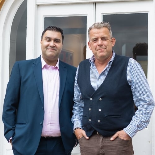 Sajid Sabir, Investment Manager at Maven, Richard Ford, CEO of Vision Zero Connect