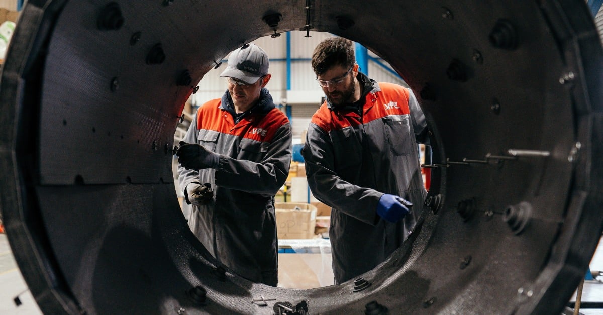 Vacuum Furnace Engineering engineers pictured working